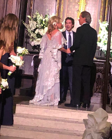 Joel Osteen Officiates Wedding Of Sharon Lee Bush & Robert Murray