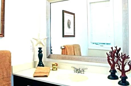 tropical bathroom mirror vanity mirrors borders for in bathrooms