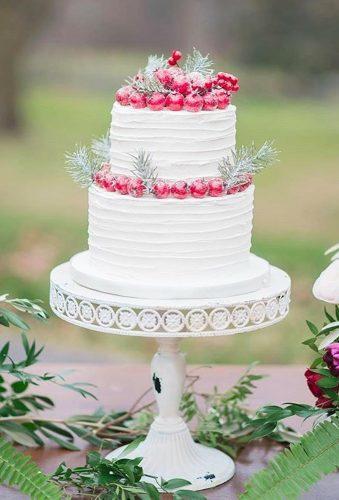 winter wedding cakes elegant cake with berry fortytwoeightyevents