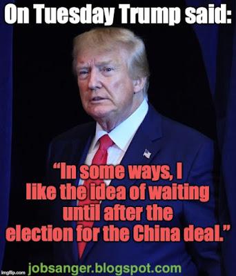 Trump Tries To Cover For Failure To Reach Deal With China