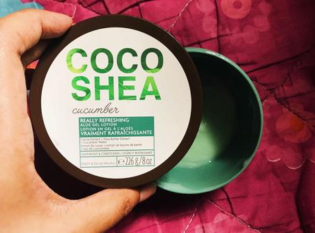 Bath and Body Works Coco Shea Cucumber Aloe Gel Lotion Review