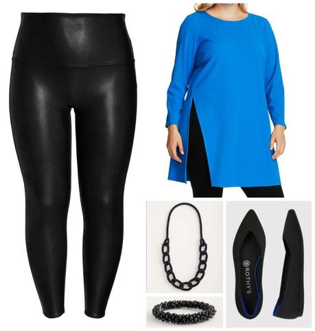 How to Style Faux Leather Leggings