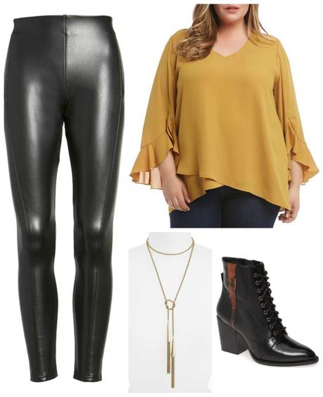 How to Style Faux Leather Leggings