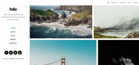 Best 59 Photography WordPress Themes Of 2020 portfolio WordPress theme