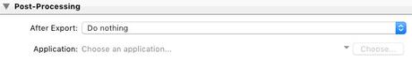 Lightroom Export Settings-Post Processing
