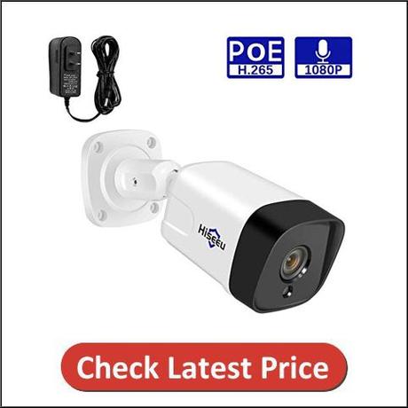 Hiseeu 1080p Wired PoE IP Security Camera