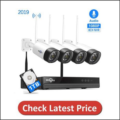 Hiseeu Wireless Security Camera System with NVR