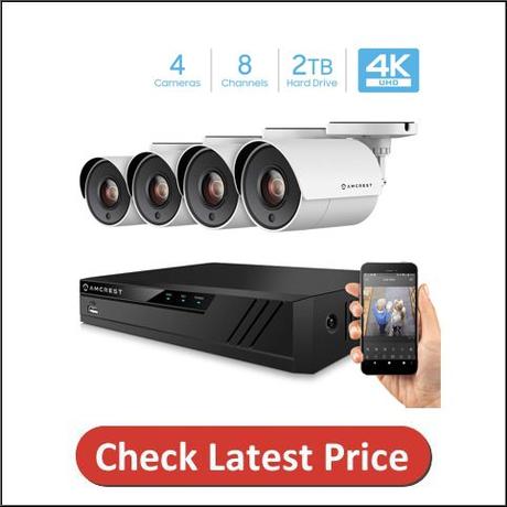 Amcrest 4K 8CH Security Camera System with DVR