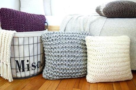knit throw pillows luna chunky pillow talk knitted