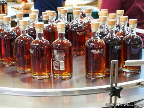 Russell's Reserve Bottles Pre Labeling - a beautiful photo to kick off the TTB Standards of Identity for whiskey in Plain English post.