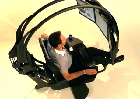 office reclining chair flash furniture with ottoman ergonomic recliner chairs desk computer
