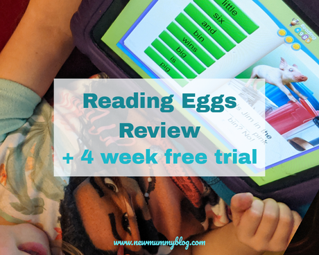 Reading Eggs review + 4 week free trial  #gifted