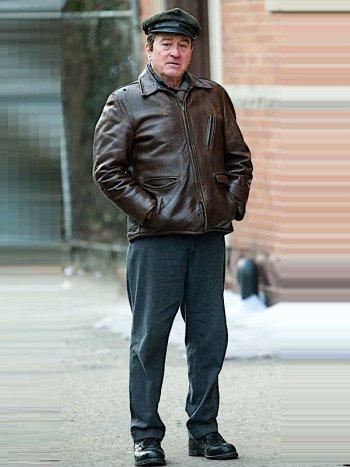 The Irishman: De Niro’s Brown Leather Jacket The Irishman: De Niro’s Brown Leather Jacket