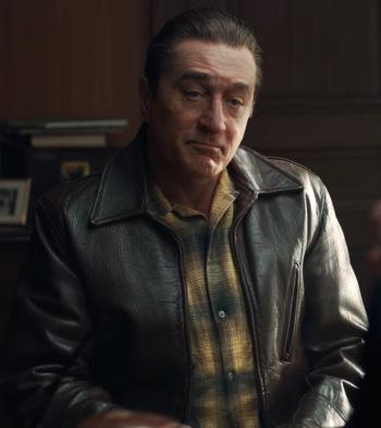 The Irishman: De Niro’s Brown Leather Jacket The Irishman: De Niro’s Brown Leather Jacket