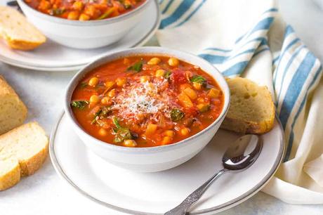 Italian Chickpea Soup with Tomato and Rosemary