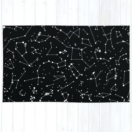 large childrens rugs ikea star constellations rug space kids constellation floor black decor stars
