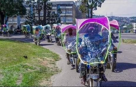OYRTMA Distributes Over 1000 Protective Cabs To Okada Riders (Photos) OYRTMA Distributes Over 1000 Protective Cabs To Okada Riders (Photos)