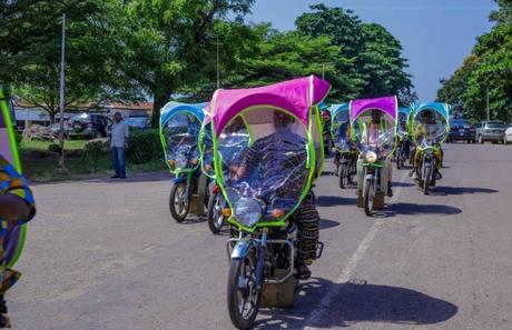 OYRTMA Distributes Over 1000 Protective Cabs To Okada Riders (Photos) OYRTMA Distributes Over 1000 Protective Cabs To Okada Riders (Photos)