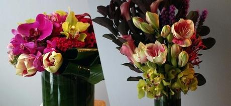 office floral arrangements silk weekly subscription flowers
