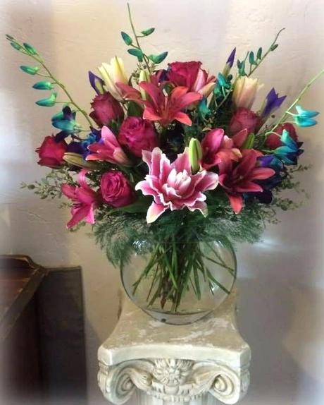office floral arrangements reception flower bejeweled love in ca florist