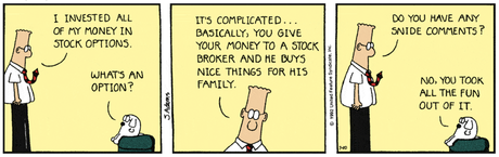 Image result for dilbert options
