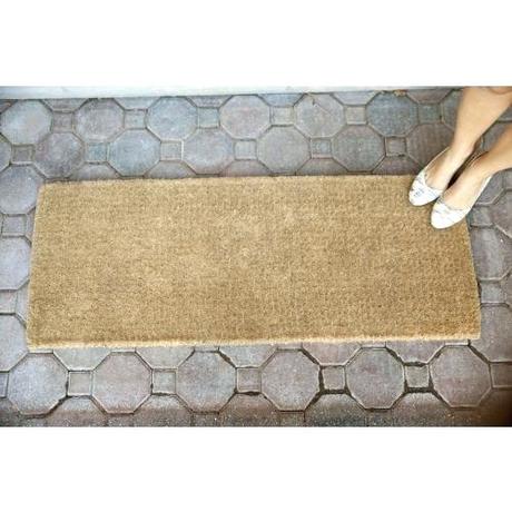 woven coir doormat entryways blank extra thick hand