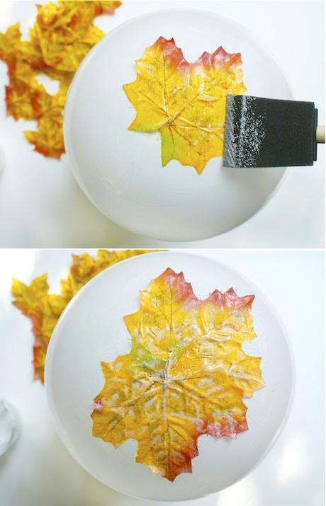 DIY AUTUMN LEAF BOWLS