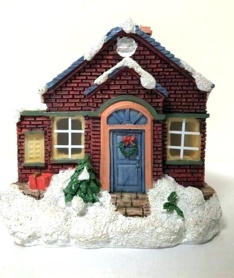 xmas village houses christmas clearance ceramic for