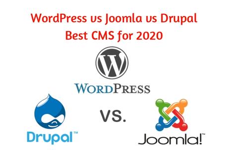 WordPress vs Joomla vs Drupal – Best CMS for 2020 (Comparison) WordPress vs Joomla vs Drupal – Best CMS for 2020 (Comparison)