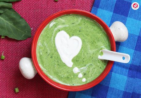 Creamy Spinach Soup for Toddlers