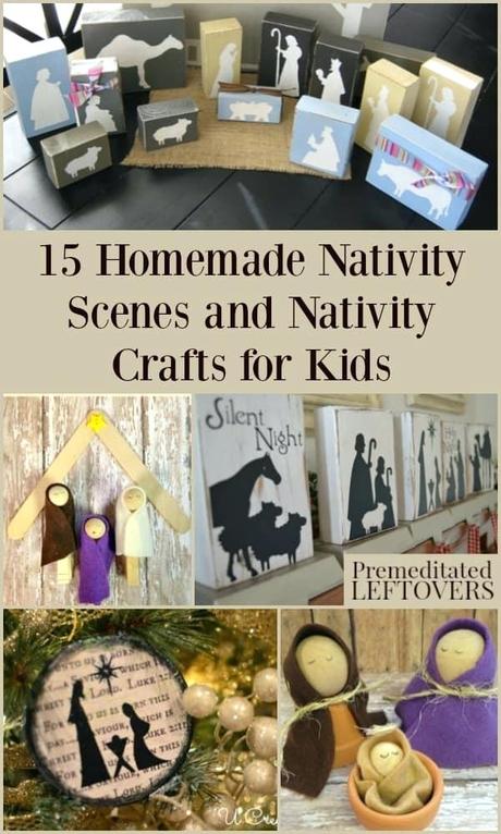 nativity table centerpieces kitchen island lighting homemade scenes and crafts for kids