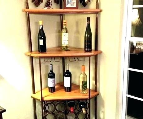 hanging liquor shelves rack