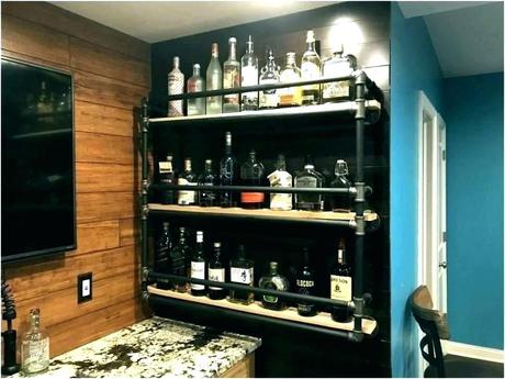 hanging liquor shelves rack cabinet wall mounted shelf small wood c