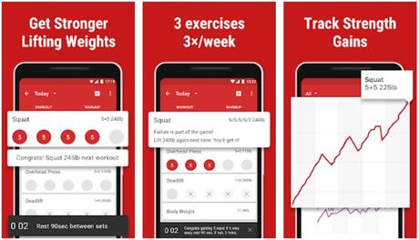 Stronglifts 5x5 - Weight Lifting & Gym Workout Log