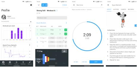 strong - workout tracker gym log