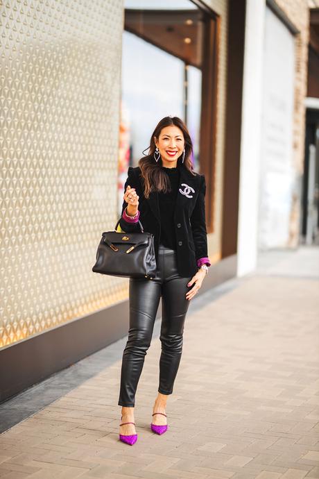 Easy & Chic All Black Holiday Look