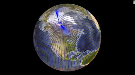 Earth’s magnetic north pole is heading for Russia