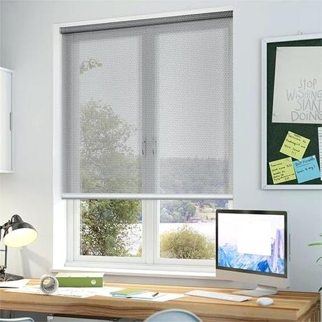 grey roller blinds blackout horizon white sunscreen blind