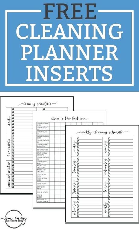 deep cleaning meaning services free planner inserts family binder 3