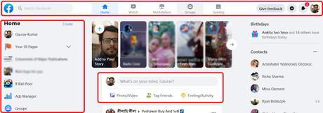 Facebook Beta: Facebook Testing New Design and Twitter like Interface