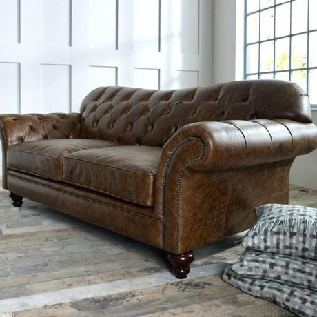 brown chesterfield chair leather office the sofas armchairs