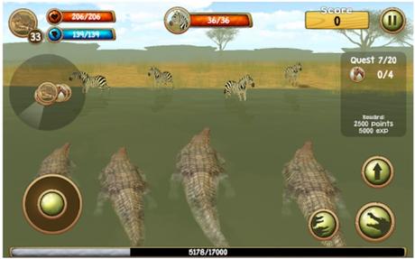 wild crocodile simulator 3d