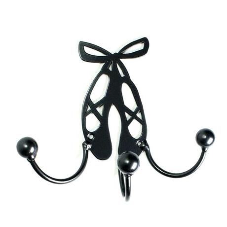 wall art hooks for hanging metal with ballet slippers ballerina dance shoes w wrought iron coats or coach gift dancers