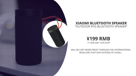 xiaomi bluetooth speaker