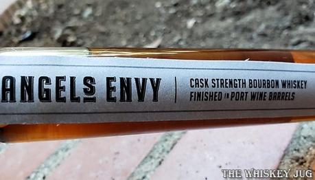 2019 Angel's Envy Cask Strength Port Finish Label