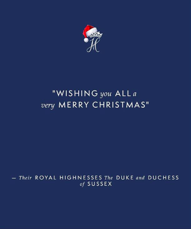 Meghan Markle & Prince Harry Sends Christmas Message From Canada