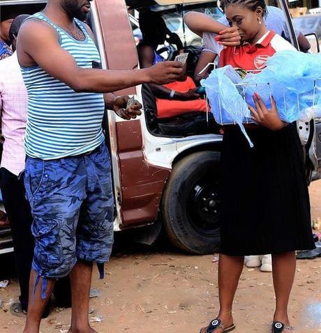 Bride-To-Be Turns Pure Water Seller In Pre-Wedding Pictures