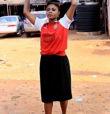 Bride-To-Be Turns Pure Water Seller In Pre-Wedding Pictures