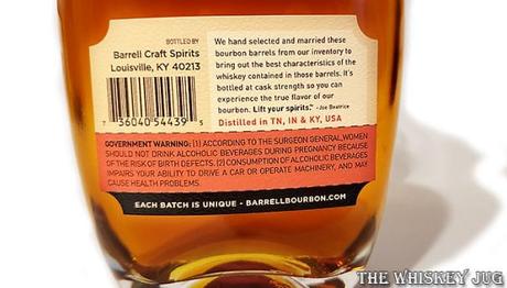 Barrell Bourbon Batch 021 Details