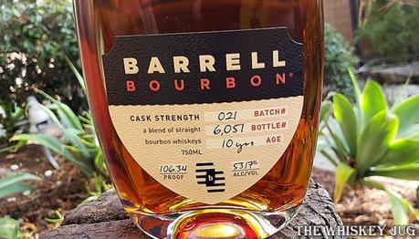 Barrell Bourbon Batch 021 Label